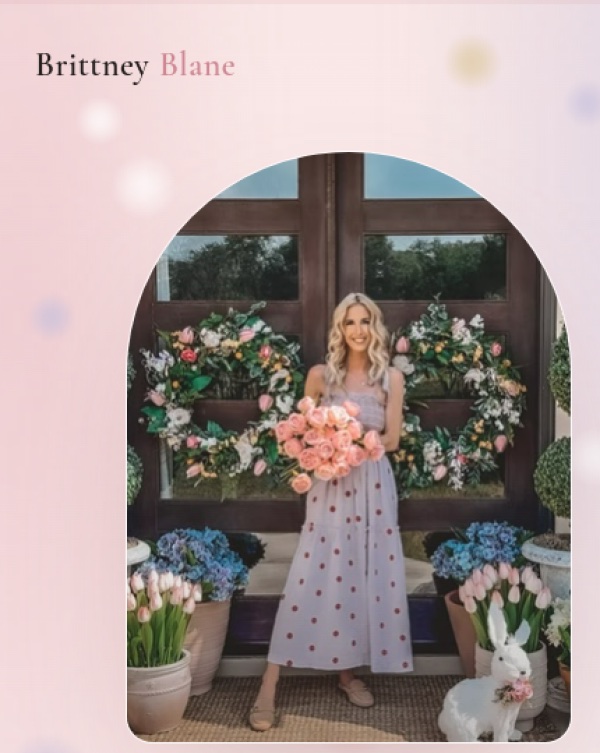 Brittney Blane personal brand site